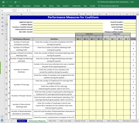 Image of tab within the tool as an example